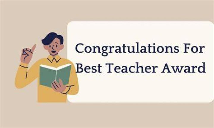 Heartfelt Congratulations Messages for the Best Teacher Award